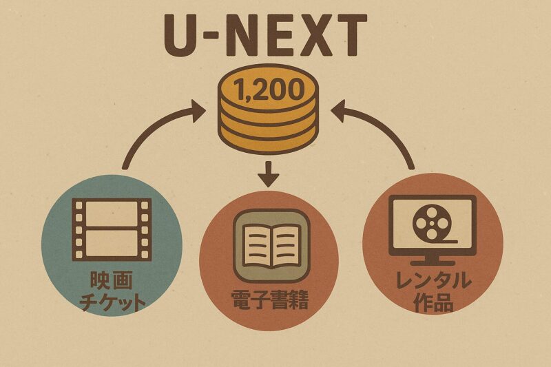 U-NEXTポイントの使い道